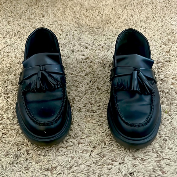 Dr. Martens Shoes Doc Marten Adrian Smooth Leather Tassel Loafers